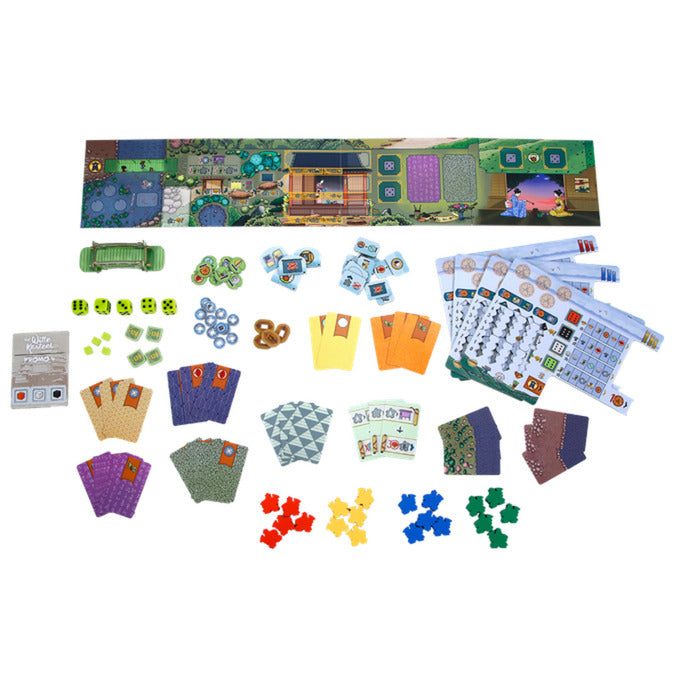 Load image into Gallery viewer, 999games 999 games het witte kasteel van himeji: matcha uitbreiding bordspel (uitbreiding, nederlands, 1 - 4 spelers, 80 minuten, vanaf 12 jaar)
