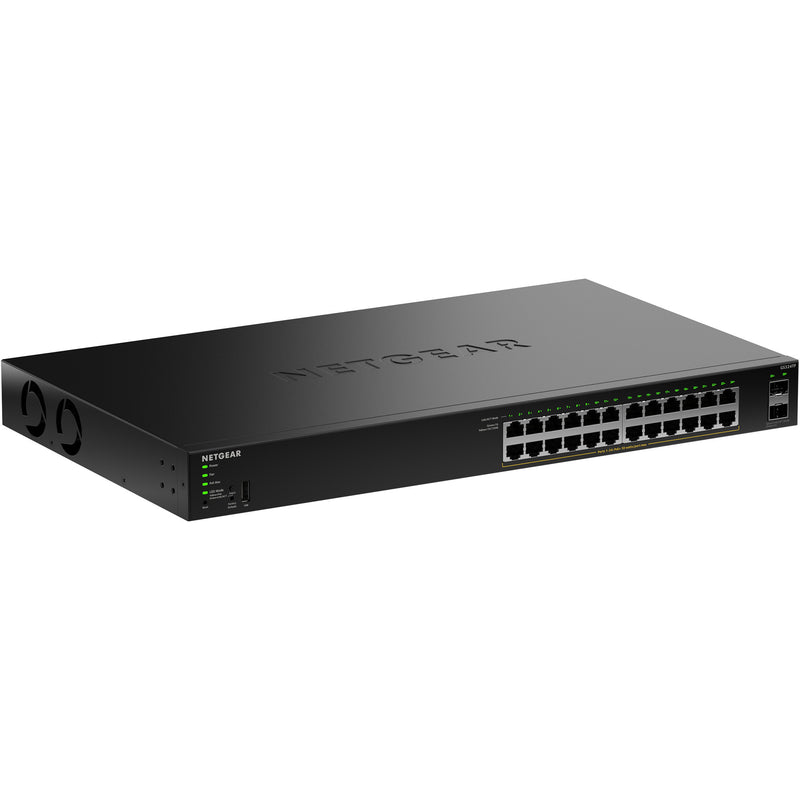 Load image into Gallery viewer, Netgear gs324tpv2 switch (zwart, 190w poe budget)
