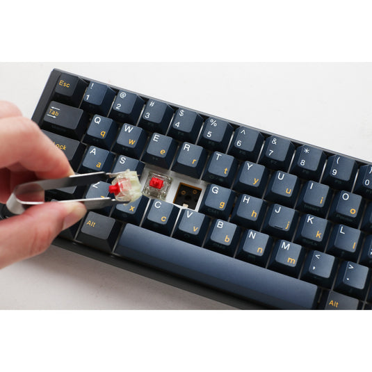 Ducky one 3 pro mini, gaming toetsenbord (zwart, us lay-out, cherry mx2a speed silver, rgb led, double-shot pbt, quack mechanics, 60%, hot swap)