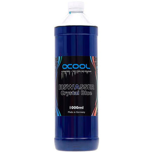Alphacool eiswasser crystal blue koelmiddel (blauw, 1000 ml)