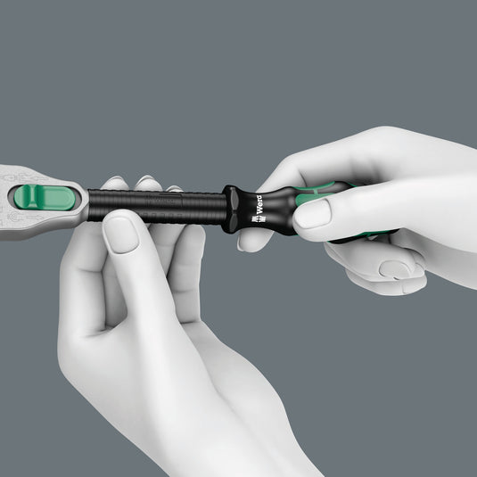Wera 8100 sc 2 zyklop speed-ratelset, 1 2 , 37‑delig gereedschapsset (zwart groen, snelheidsratel met draaibare kop)