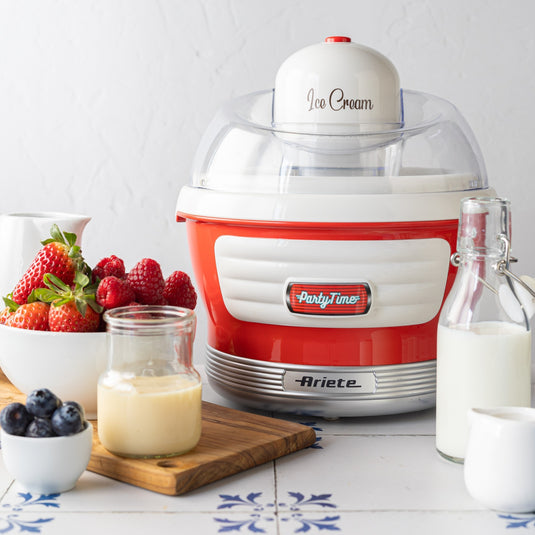 Ariete party time ijsmachine 0643 00 (rood wit)