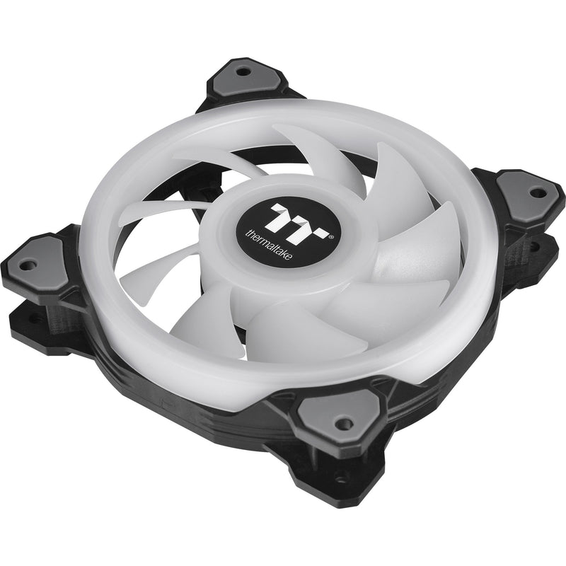 Load image into Gallery viewer, Thermaltake riing quad 14 rgb radiator fan tt premium edition single fan pack case fan (zwart, 140 x 140 x 25 mm)
