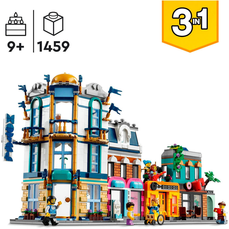 Load image into Gallery viewer, Lego creator 3-in-1 - hoofdstraat constructiespeelgoed (31141)
