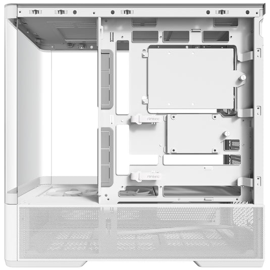 Antec c6 curve air midi tower behuizing (wit | 2x usb-a | 1x usb-c | tempered glass)