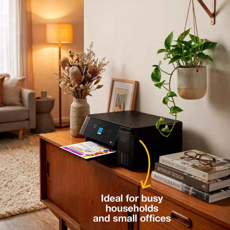Load image into Gallery viewer, Epson ecotank et-2922 all-in-one inkjetprinter (zwart, scannen, kopiëren, wi-fi, inclusief tot 3 jaar inkt, c11cl63416)
