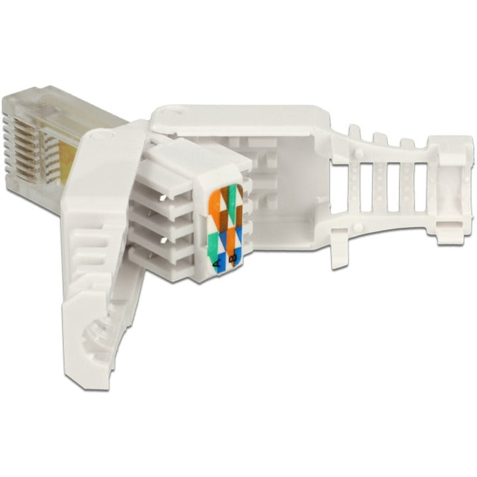 Load image into Gallery viewer, Delock rj45 plug cat.5e utp toolfree stekker (wit, 2 stuks)
