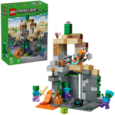 Lego minecraft zombiekerker speelgoed voor kinderen en gamers vanaf 8 jaar - 21587