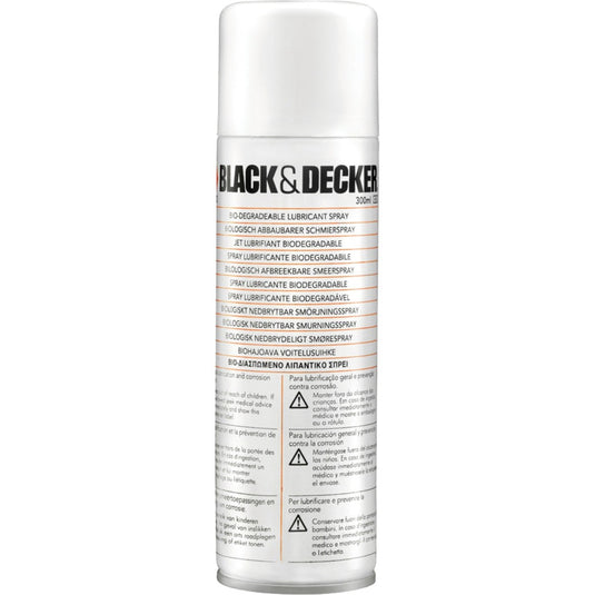 Black+decker onderhoudsolie spray heggenscharen a6102-xj onderhoudseenheid