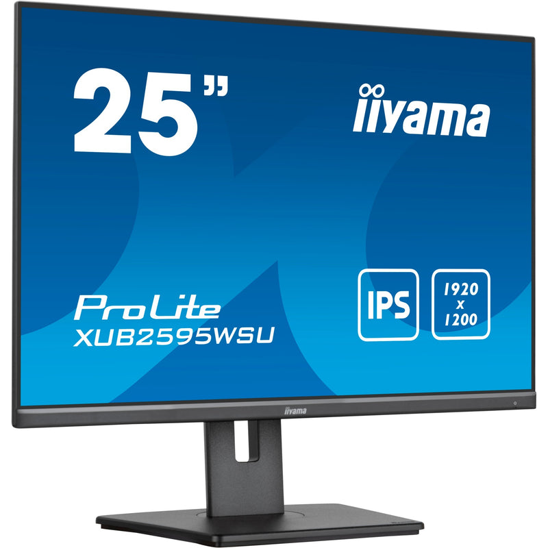Load image into Gallery viewer, Iiyama prolite xub2595wsu-b5 25 monitor (zwart, hdmi, displayport, vga, 2x usb-a, usb-b)
