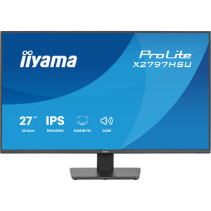 Iiyama prolite x2797hsu-b1 27 monitor (zwart, 120hz, hdmi, displayport, usb-c, audio)