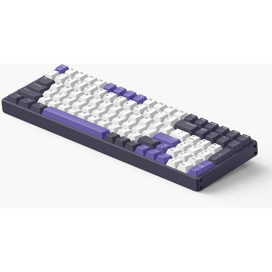 Iqunix f97 lavandin wireless mechanical keyboard (lavendel, us lay-out (qwerty), cherry mx brown, 96%, rgb leds, hot-swappable, pbt, 2.4ghz | bluetooth 5.1 | usb-c)