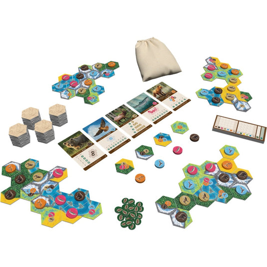 Asmodee cascadia - familiespel - bordspel - engelstalig
