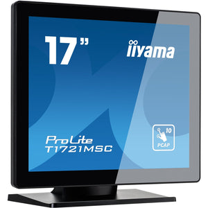 Iiyama prolite t1721msc-b2 17 touchscreen monitor (zwart, hdmi, vga, usb-a)
