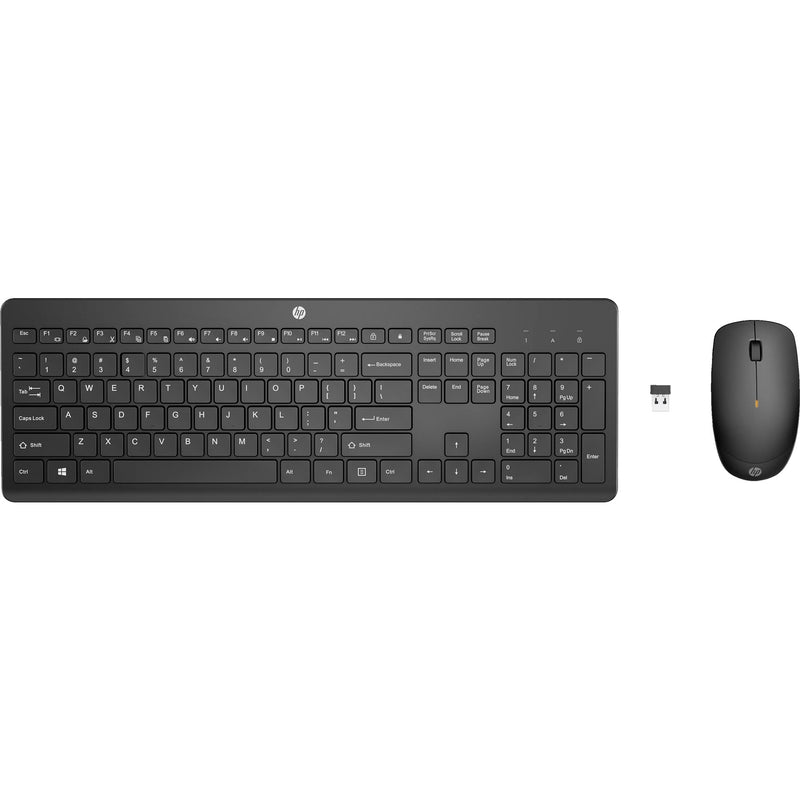 Load image into Gallery viewer, Hp 235 draadloze muis en toetsenbordcombo desktopset (zwart, be lay-out (azerty), plunger, 100%)
