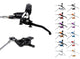 Hope tech 4 v4 steel braided disc brake - lever left