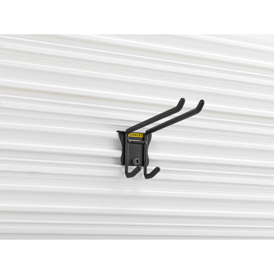 Stanley track wall - dubbele haak houder (zwart)