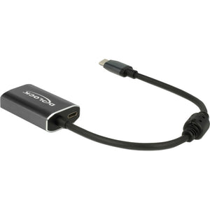 Delock usb-c naar hdmi adapter (donkergrijs, 4k 60hz)