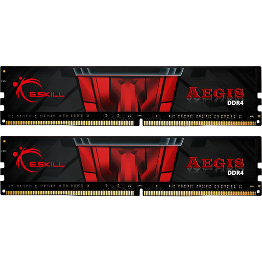 G.skill 32 gb ddr4-3000 (2x 16 gb) kit werkgeheugen (zwart, f4-3000c16d-32gisb, aegis, xmp)