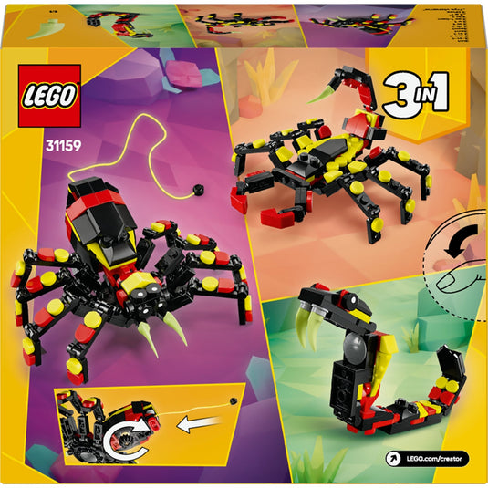 Lego creator 31159 wilde dieren: spannende spin