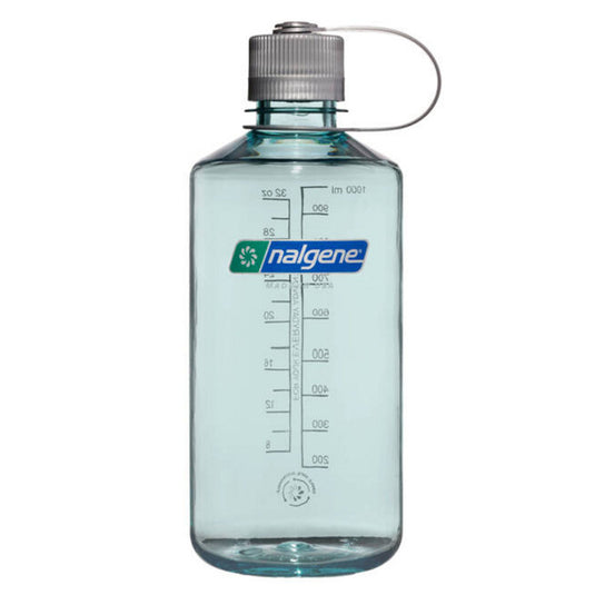 Nalgene narrow mouth sustain water bottle, 1 liter drinkfles (lichtblauw)