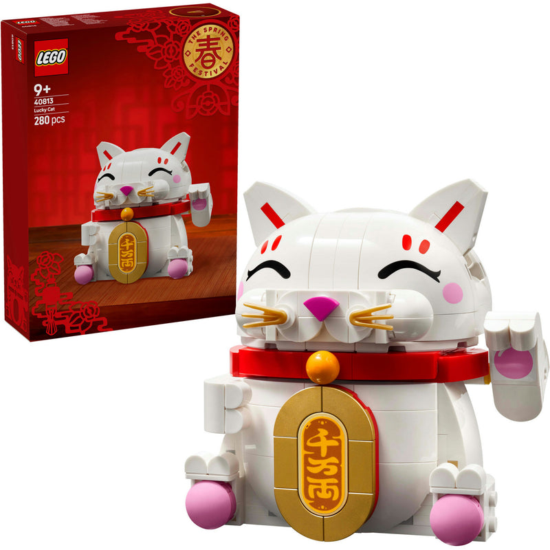 Load image into Gallery viewer, Lego icons - gelukskat constructiespeelgoed (40813)
