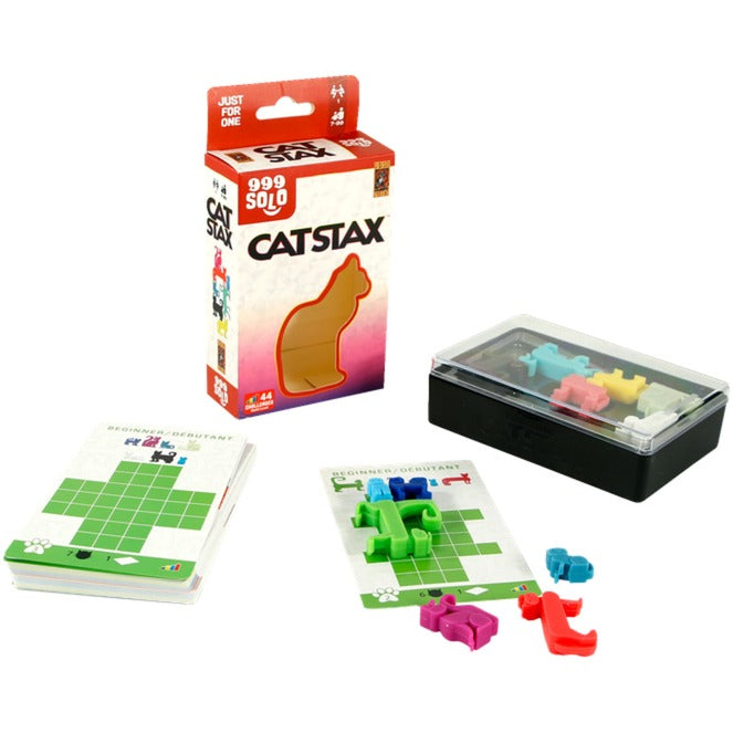Load image into Gallery viewer, 999games 999 games cat stax denkspel (nederlands, 1 speler, vanaf 7 jaar, 44 opdrachten)
