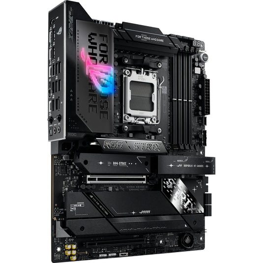 Asus rog strix x870e-e gaming wifi socket am5 moederbord (5 gb-lan, wi-fi 7, bt, sound, atx)