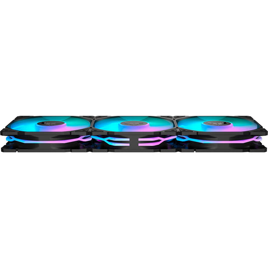 Asus tuf gaming tr120 argb case fans (zwart, 3 stuks, 120 x 120 x 25 mm)