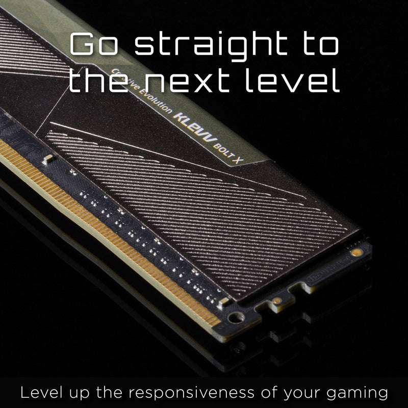 Load image into Gallery viewer, Klevv 16 gb ddr4-3200 (2x 8 gb) kit werkgeheugen (zwart, kd48gu880-32a160u, bolt x, xmp 2.0)
