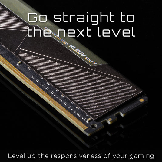 Klevv 16 gb ddr4-3200 (2x 8 gb) kit werkgeheugen (zwart, kd48gu880-32a160u, bolt x, xmp 2.0)