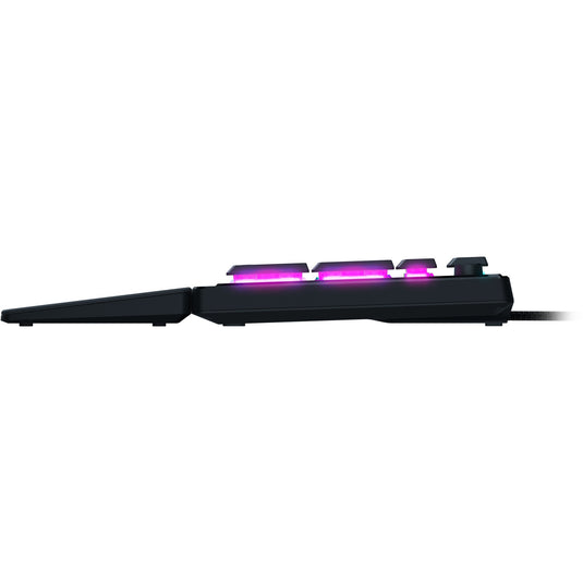 Razer ornata v3 low profile rgb mechanisch gaming toetsenbord (zwart, us lay-out (qwerty), hybrid-mecha-membrane, 100%, rgb leds, abs)