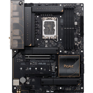 Asus proart b760-creator wifi socket 1700 moederbord (zwart brons, raid, 2.5 gb-lan, gb-lan, wi-fi 6, bt, sound, atx)
