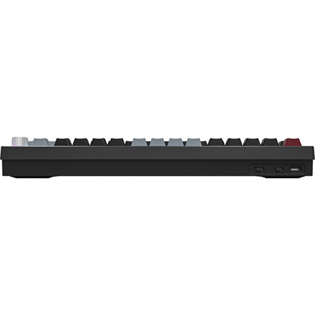 Load image into Gallery viewer, Montech mkey pro darkness rgb mechanisch toetsenbord (zwart, us lay-out (qwerty), gateron g pro yellow, 75%, hot-swappable, rgb, double-shot pbt, usb-c | 2.4 ghz | bluetooth 5.2)
