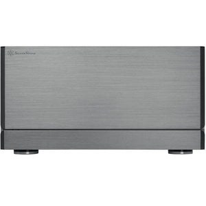 Silverstone crown 04 htpc behuizing (donkergrijs | 4x usb-a | 1x usb-c)