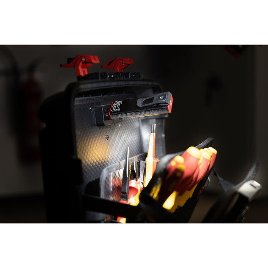 Wiha handlamp 1.200 lm zaklamp (zwart rood, 80-1200lm)