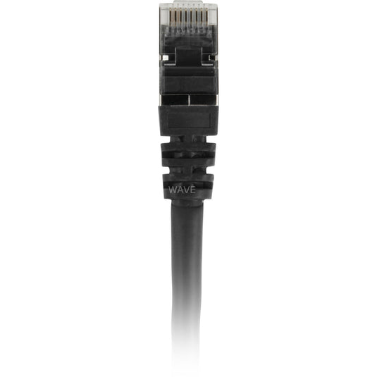 Sharkoon netwerkkabel sftp, rj-45 met cat.7a (zwart, 2 meter, ruwe kabel)