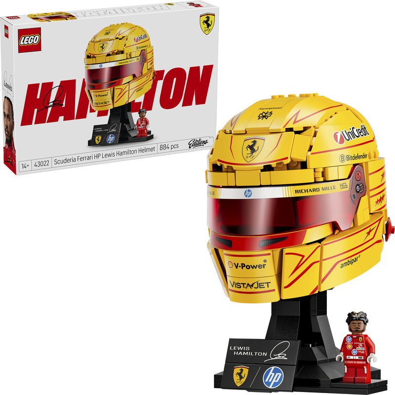 Afbeelding laden in galerijviewer, Lego editions scuderia ferrari hp helm van lewis hamilton - 43022
