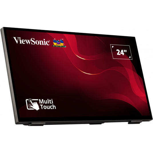Viewsonic frameless touch monitor met 10-punts pcap 24 (zwart, hdmi, displayport, vga)