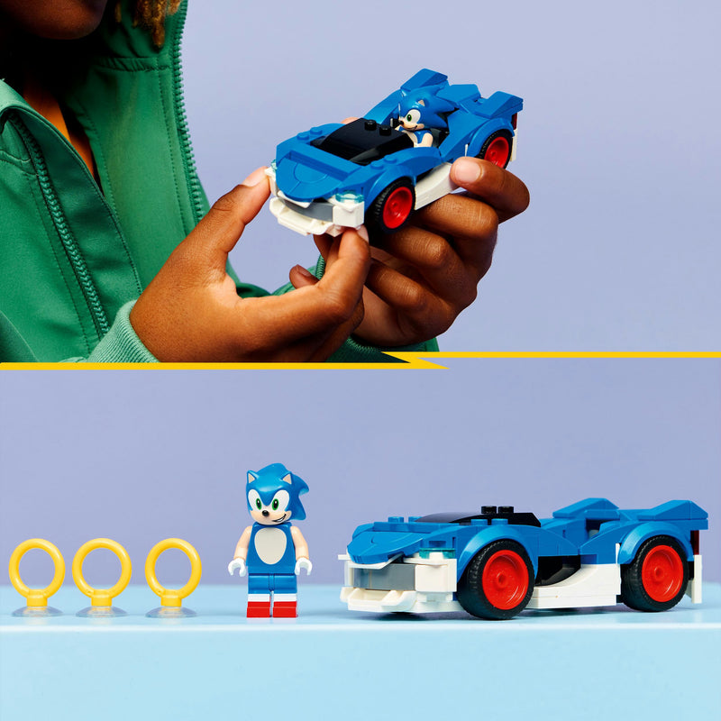 Load image into Gallery viewer, Lego sonic the hedgehog - sonic's car: speedster lightning constructiespeelgoed (77117)
