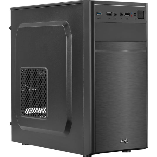 Aerocool cs-103 mini tower behuizing (zwart | 3x usb-a)