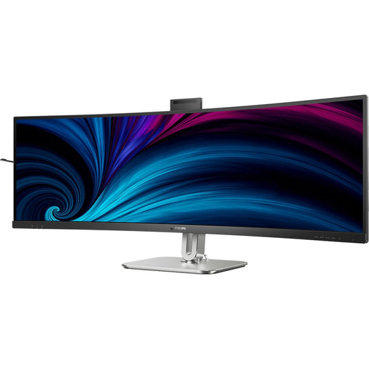 Philips 49b2u6900ch 48.8 curved ultrawide monitor (donkergrijs zilver, 2x hdmi, displayport, 4x usb-a, 3x usb-c, rj-45)