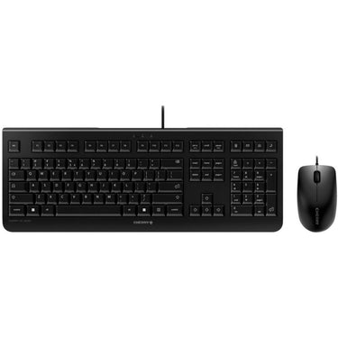Cherry dc 2000, desktopset (zwart, eu lay-out (qwerty), rubberdome, 1,200 dpi)