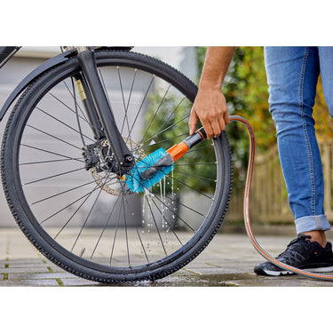 Gardena cleansystem fietsborstel schoonmaakset wasborstel (grijs turquoise, 18865-34)