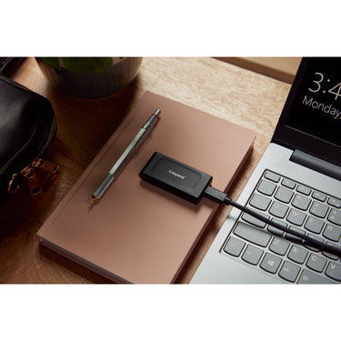 Externe ssd-schijf kingston type-c zwart sxs1000 2000g 2 tb