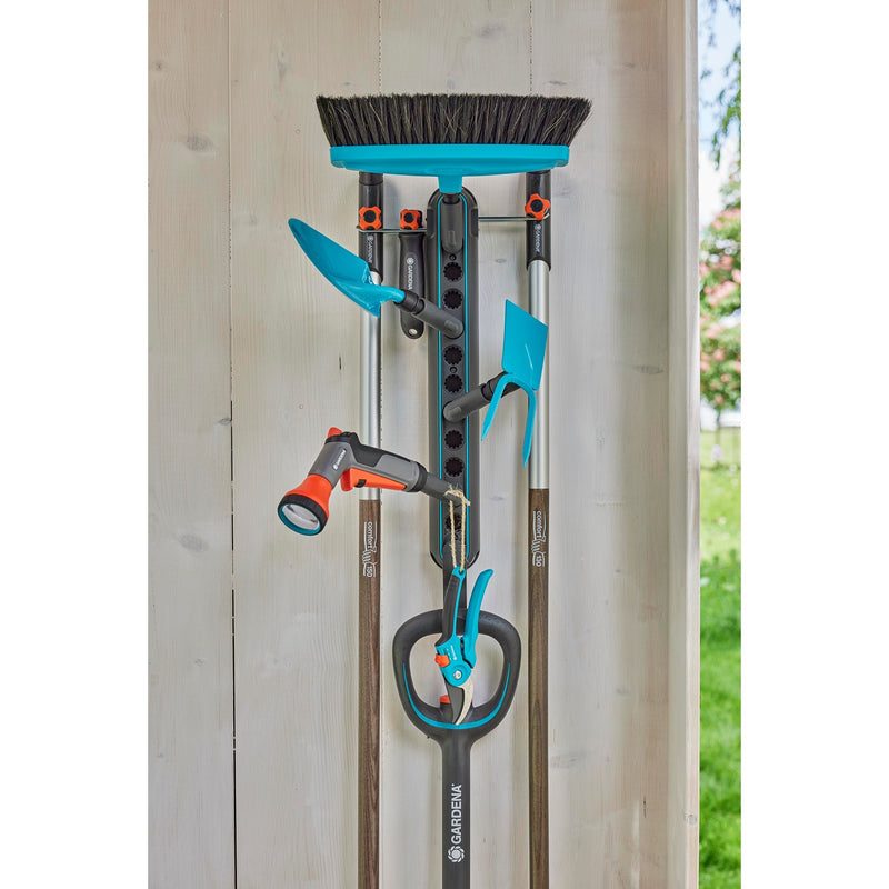 Load image into Gallery viewer, Gardena combisystem gereedschapsrek flex houder (donkergrijs turquoise)
