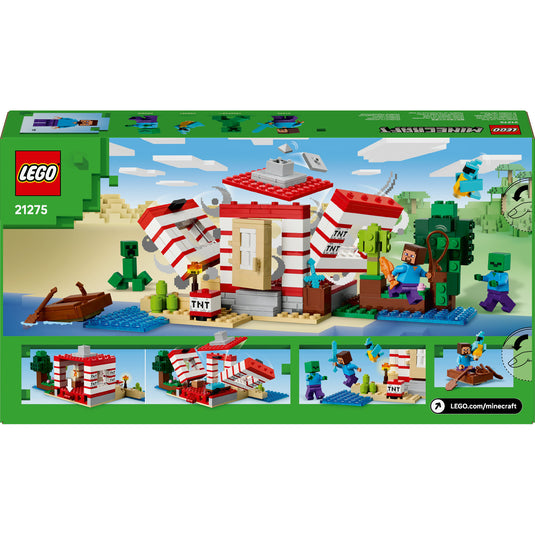 Lego minecraft 21275 het tnt junglehuis