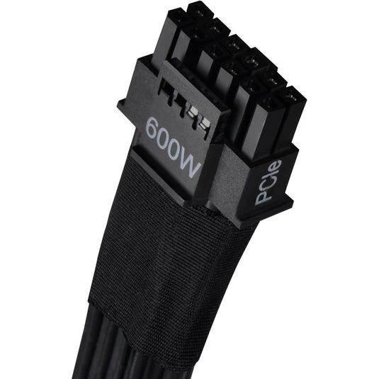 Silverstone 12vhpwr pcie adapter kabel sst-pp14-pcie (zwart, 0,55 meter)