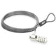 Act connectivity nano laptopslot met cijfercode diefstalbeveiliging (grijs, 2 meter)