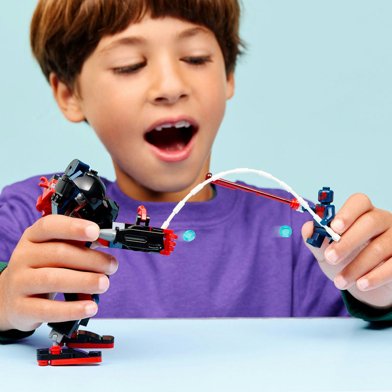 Load image into Gallery viewer, Lego marvel 76337 miles morales mecha vs. spider-man
